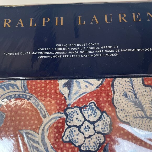 Ralph Lauren Mirabelle Floral Duvet Cover Full Queen 92"x96" MSRP $375 - Picture 3 of 6
